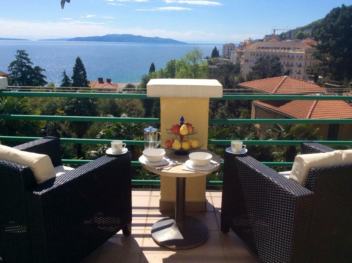 Penthouse Floor Or Floor Piano Nobile In An Austro Hungarian Villa Parking Wifi Away From Roads Green Nr Beach Opatija Exterior foto